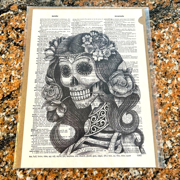 Sugar Skull Art Print - Picture 1 of 4